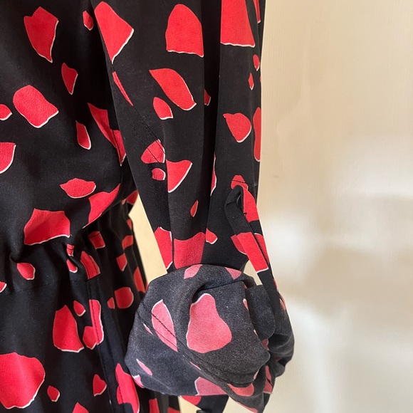 ALL SAINTS Tunic Top Shirt Dress with Waist Tie SIZE 0 - Picture 3 of 7